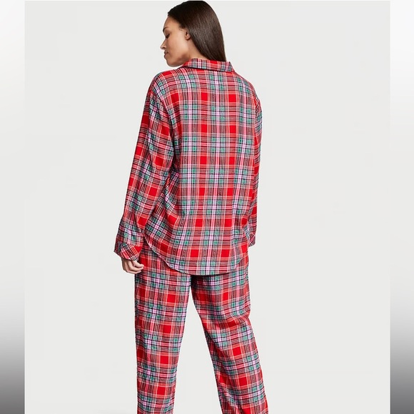 Victoria Secret Flannel Long Pajama Set - Picture 2 of 6